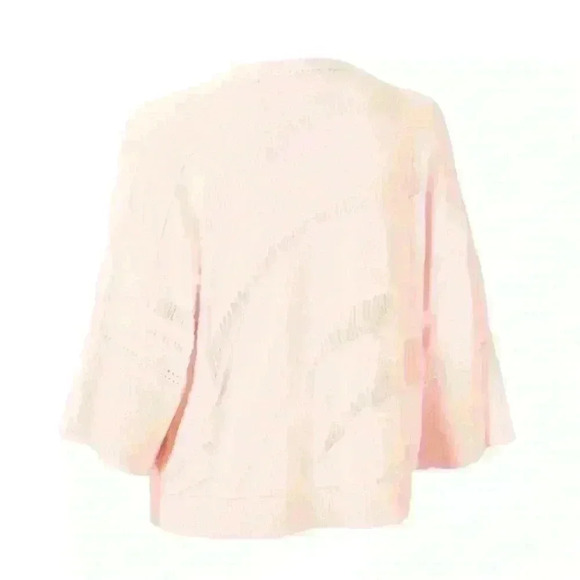 CAbi Blush Zebra Shy Dolman Sleeve Pullover Sweater - Picture 2 of 7
